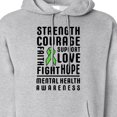 thumbnail image 3 of Inktastic Mental Health Awareness Strength Support Love Adult Hoodie Sweatshirt, 3 of 4