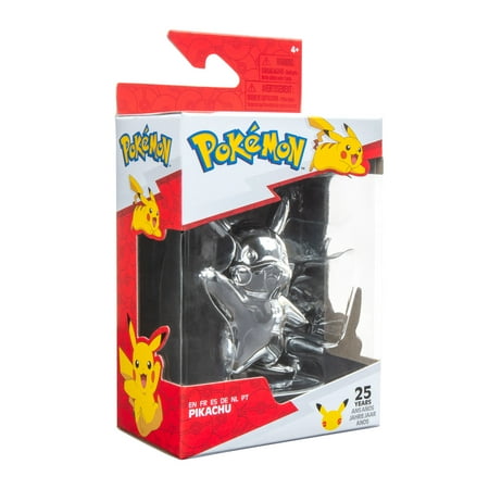 Jazwares - Pokemon Select Battle Figure - Silver Pikachu