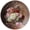 Velvet Bloom Bouquet, variant on STPgoods Spring Blossom Porcelain Decorative Wall Plate 8.1" (20.5 cm) Hanging Wall Decoration