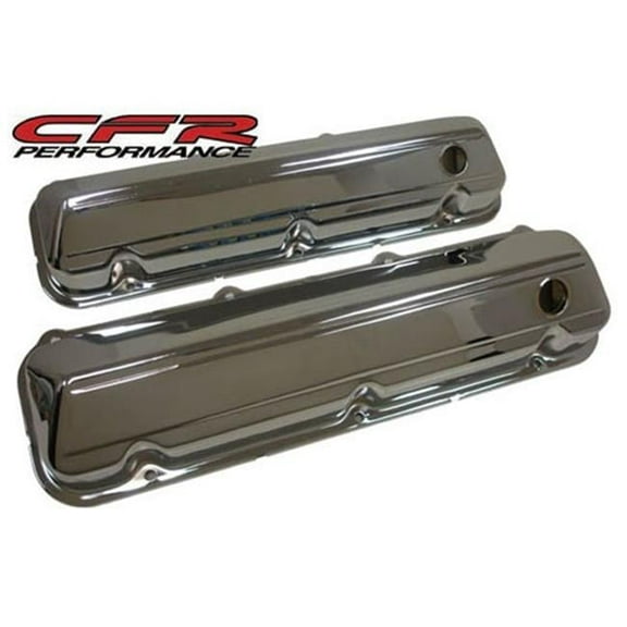 CFR HZ-9297-C 1968-97 Ford Big Block 429-460 Steel Valve Covers - Chrome