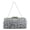 Silver, variant on Evening Bag - Ruffled with Frame Tuck Lock Design Clutch evening Bag - Champagne - BG-7447CP