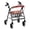 Father Christmas, variant on HELLHERO Moisture Wicking Rollator Seat Back Cover with Stretchable Material and Secure Fit Polyester Fabric, Christmas