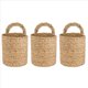 thumbnail image 1 of 3X Cesta de Mimbre para Colgar en la Pared Plantador Maceta de Flores de Cuerda Colgante para Interiores y Exteriores Decoración de Cesta, Cesta de Maceta Colgante S, 1 of 5