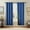 Dark Blue, variant on Ring Top Black Lined Blackout Curtains,40*100in,Heat Insulating Noise Reduction Privacy Drape for Living Room Indoor Sun Blocking And Household Window Decoration