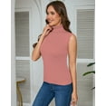 thumbnail image 3 of Women Sweater Vest Tank Stretchy Tops Pink XL, 3 of 7