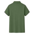thumbnail image 4 of Mens Casual Polo Shirts Short Sleeve Classic 3 Button Golf Shirt Summer Soft Breathable Plain Collared Tee Business Summer Top, 4 of 5