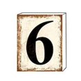 thumbnail image 1 of Panneau en bois blanc '6', 1 of 1