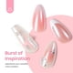 thumbnail image 4 of Esmalte en gel para uñas de gel con forma de escarabajos, color blanco cromado, 4 of 6