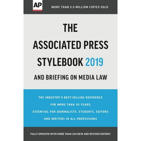 The Associated Press Stylebook 2019 : and Briefing on Media (Best Heat Presses 2019)