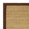 Chesapeake Seagrass Area Rug with Chocolate border (24"x36")