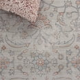 thumbnail image 6 of SAFAVIEH Arizona Karena Floral Machine Washable Area Rug, Sage/Rust, 6' x 6' Round, 6 of 10