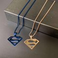 thumbnail image 2 of HAHDAXIA Stainless Steel Superhero Superman Pendant Necklace, 2 of 6