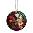 thumbnail image 2 of Hxlamzoo Hummingbird Pendant Car Rear View Mirror Hanging Accessories Ornament Car Interior Fluttering Ornament Car Interior Acrylic Decor Car Rear View Mirror Accessories, 2 of 8