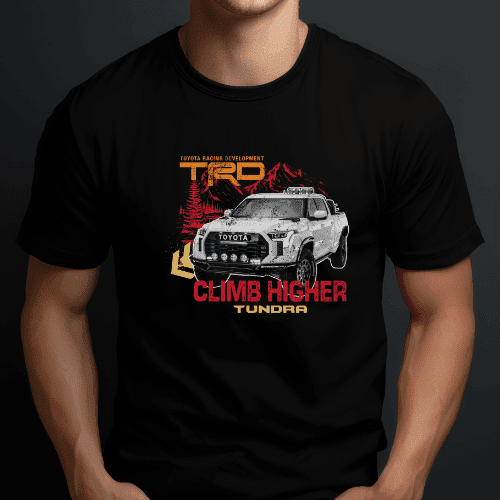 Toyota Tundra Mens Big and Tall TRD Climb Higher Tee