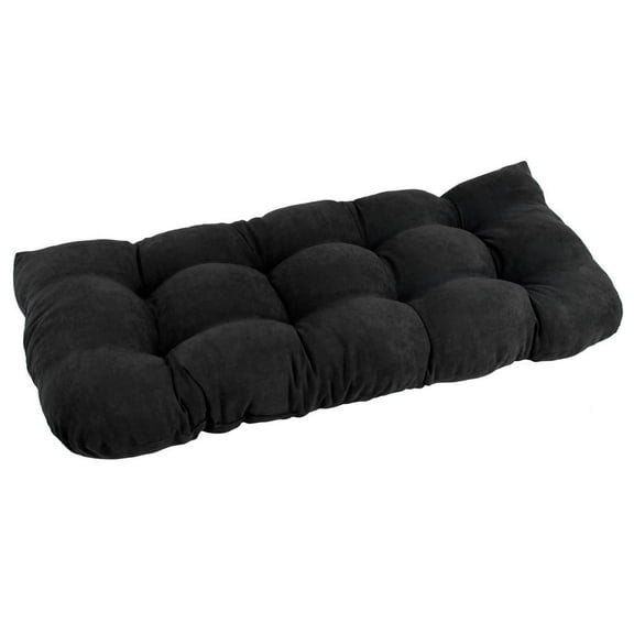 Blazing Needles 42-inch by 19-inch U-Shaped Micro Suede Polyester Tufted Settee/Bench Cushion