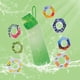 thumbnail image 1 of Botella de perfume de 700 ml, juego de botella de agua actualizada con pajita para beber de 7 cápsulas, botella de agua para exteriores, 1 of 5
