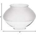 thumbnail image 3 of Falk Replacement Glass Globe for Gas Lights - Bottom 2 1/8 inches diameter and 4 3/16 inches high, 3 of 3