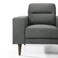thumbnail image 4 of New Classic Furniture Vale Polyester Fabric Upholstered Arm Chair in Gray, 4 of 7