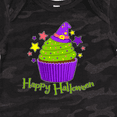 thumbnail image 4 of Inktastic Happy Halloween- Cute Witch Hat Cupcake Boys or Girls Baby Bodysuit, 4 of 5
