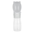 thumbnail image 2 of Botella de agua para perros a prueba de fugas, apta para lavavajillas, botella portátil para beber para mascotas, para gatos, cachorros, conejos, 380 ml, gris S, 2 of 12