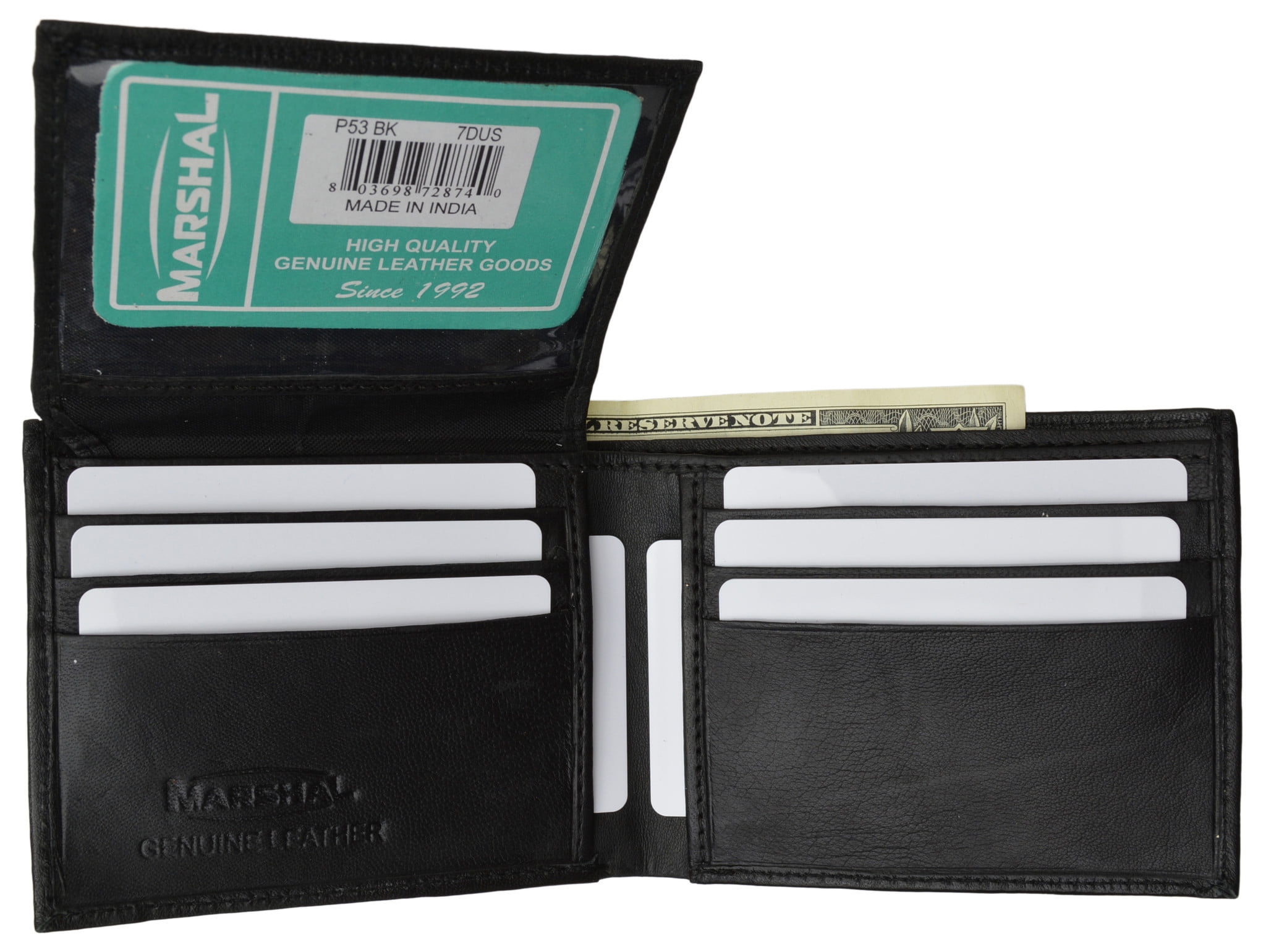 Marshal Wallet Men's Premium Leather Quality Wallet P 53 (C