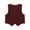 Burgundy, variant on TiaoBug Boys Gentleman Dress Suit Vest Formal Suit Slim Fit Waistcoat for Wedding birthday Party Black 6