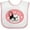 White and Pink, variant on Inktastic French Bulldog Dog Girls Baby Bib