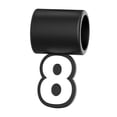 thumbnail image 4 of Adorno de collar de béisbol decorativo DIY accesorios de silicona decoración digital Numero 8, 4 of 9