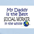 thumbnail image 2 of CafePress - Best Social Worker In The World (Daddy) Infant Bod - Baby Light Bodysuit, Size Newborn - 24 Months, 2 of 4