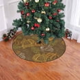 thumbnail image 2 of FMSHPON Festival Pumpkin Xmas Christmas Tree Skirt Stand Mat for Holiday Party Decoration Indoor Outdoor 36 inches, 2 of 3