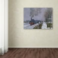 thumbnail image 3 of Trademark Fine Art "Train In the Snow" Canvas Art by Claude Monet, 3 of 3