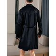 thumbnail image 3 of Men's Solid Color Long Sleeve Belted Spliced Rope Detail, 3 of 5
