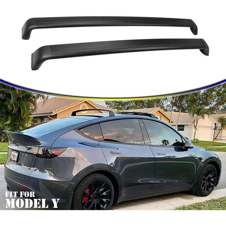 NIXFACE Cross Bar Fit for Tesla Model Y 2020-2022 Roof Rack Accessories  Rooftop Luggage Cargo Carrier 