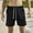 Black, variant on YLSDY Mens Sweat Shorts Drawstring Elastic Waist Gym Workout Shorts Casual Athletic Jogger Shorts with Pockets for Running Training Black L