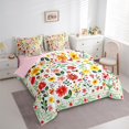 thumbnail image 3 of Feelyou Mandala Flower Print Bedding Comforter Set 7pcs, Vintage Western Floral King Bedding Sets, Teens Women Girls Reversible Bed Sheets, Microfiber Bedroom Decor, 3 of 8