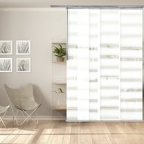 Domovina 4 Panel Track Vertical Blinds, Adjustable 48-88"W x 116"H - Kindal