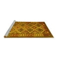 thumbnail image 2 of Ahgly Company Machine Washable Indoor Rectangle Oriental Yellow Traditional Area Rugs, 3' x 5', 2 of 4