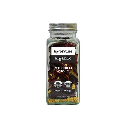 Bytewise Organic Kashmiri Red Chili Whole / Paprika Whole / Dried Chili Pepper, 2