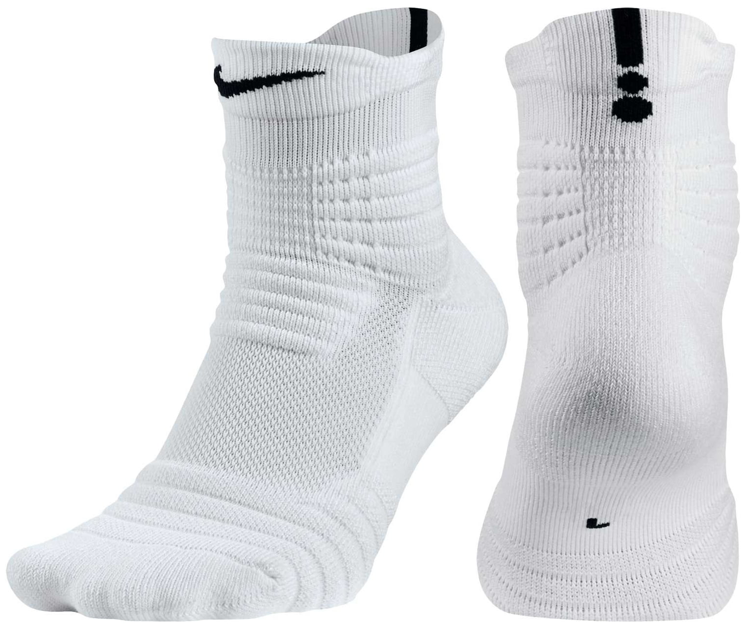 Verwisselbaar Televisie kijken genezen Nike Elite Versatility High Quarter Basketball Socks - White/White/Black -  M - Walmart.com
