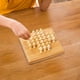 thumbnail image 1 of Juego de mesa de madera clásico con piezas de juego y accesorios Juego de estrategia de juguete de habilidad cognitiva Juguetes educativos para fiesta Estilo D CUTICAT tablero de backgammon, 1 of 8
