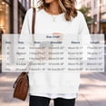 thumbnail image 6 of FAIWAD Crew Neck Sweatshirts Women Long Sleeve Side Slits Pullover Tops Loose Layered Sweatshirts, 6 of 7