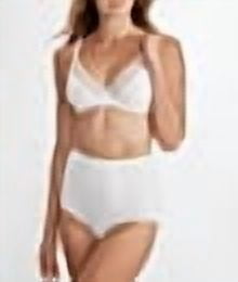 Women's Bali DF3386 One Smooth U Lace Minimizer Underwire Bra (White 40C)