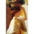 thumbnail image 3 of Frederic Leighton 17x24 Black Modern Framed Museum Art Print Titled - Girl with a Basket of Fruit Date (1863), 3 of 5