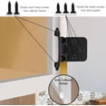 thumbnail image 5 of Matte Black Cabinet Door Hinges:10 Pair/20 Pack 1/2" Overlay Cabinet Hinges,Self Closing Semi Concealed Cabinet Hinges Hardware,Face Frame Flush Mount Kitchen Cabinet Hinges, 5 of 7