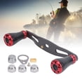 thumbnail image 3 of Strong Saltwater Reel Handle Replacement, Lightweight Carbon Metal Rocker Arm for Bait Fishing Reels Interchangeable Left Right Hand Suitable for Baitcasting Reels, 3 of 7