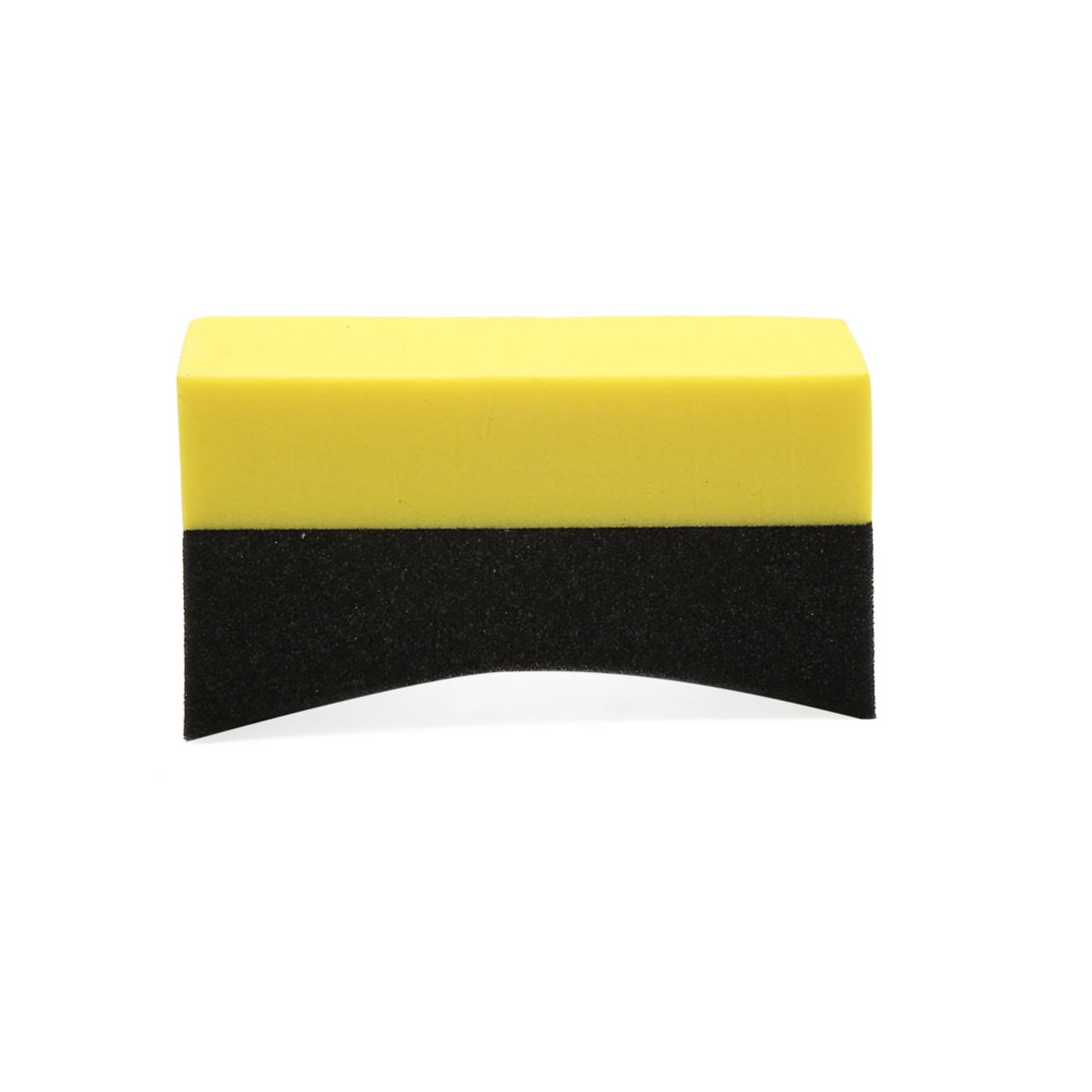 2 Pcs U Shape Tire Waxing Polishing Sponge Pads Tyre Clean Brush for Auto Car