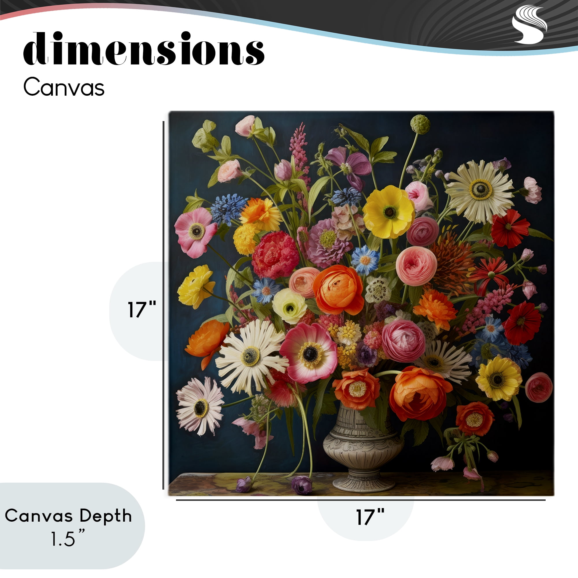 Stupell Industries Harmonious Garden Bouquet Canvas Wall Art, design by Lazar Studio