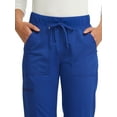 thumbnail image 2 of Scrubstar Women's Ultimate Stretch Twill Yoga Drawstring Cargo Jogger Scrub Pant, 2 of 6