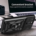 thumbnail image 5 of Phone Case for iPhone 14 Pro with Slide Camera Window, Heavy Duty Protection Phone Cover Case with Ring Kickstand for iPhone 14 Pro      Rose Gold, 5 of 10