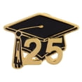 thumbnail image 1 of Pin con distintivo de graduación, broche para ceremonias de graduación, Pin para gorro de graduación, broche de Metal, Pin decorativo, accesorio de ropa, 1 of 5
